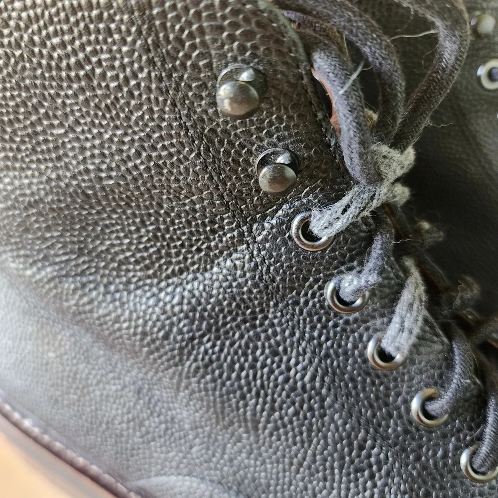 Clarks dress boots black sz 10 textured‎ leather A19